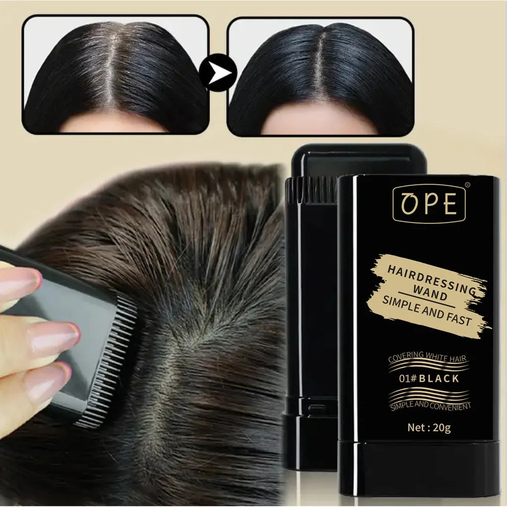 Three-Color Hair Dye Stick – Gray Coverage & Long-Lasting Color Hair Dye Stick Qme