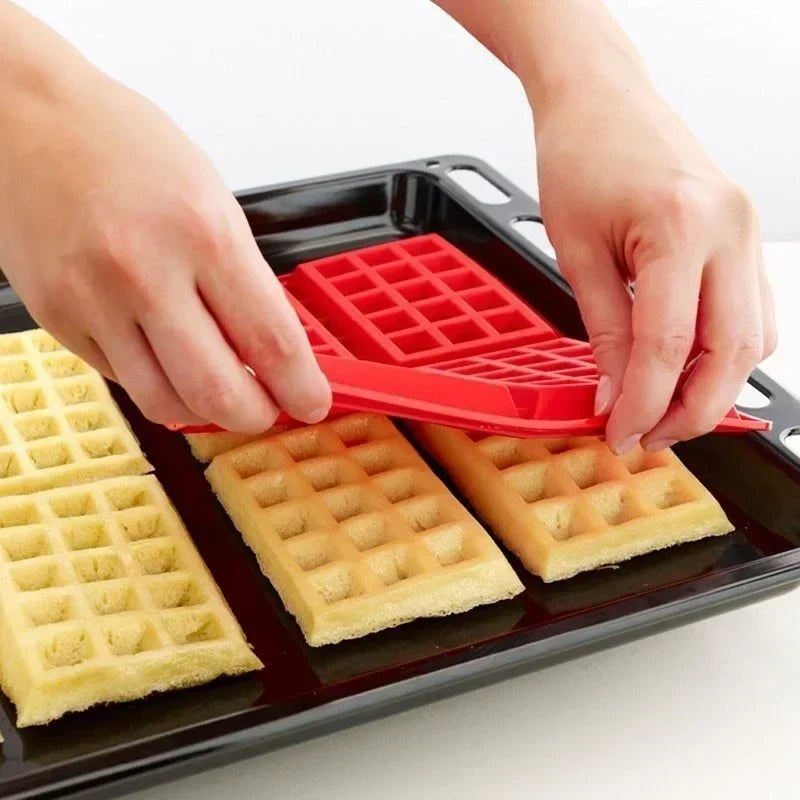 Silicone Heart Waffle Mold – Non-Stick Cake & Chocolate Mould Silicone Baking Mold Qme