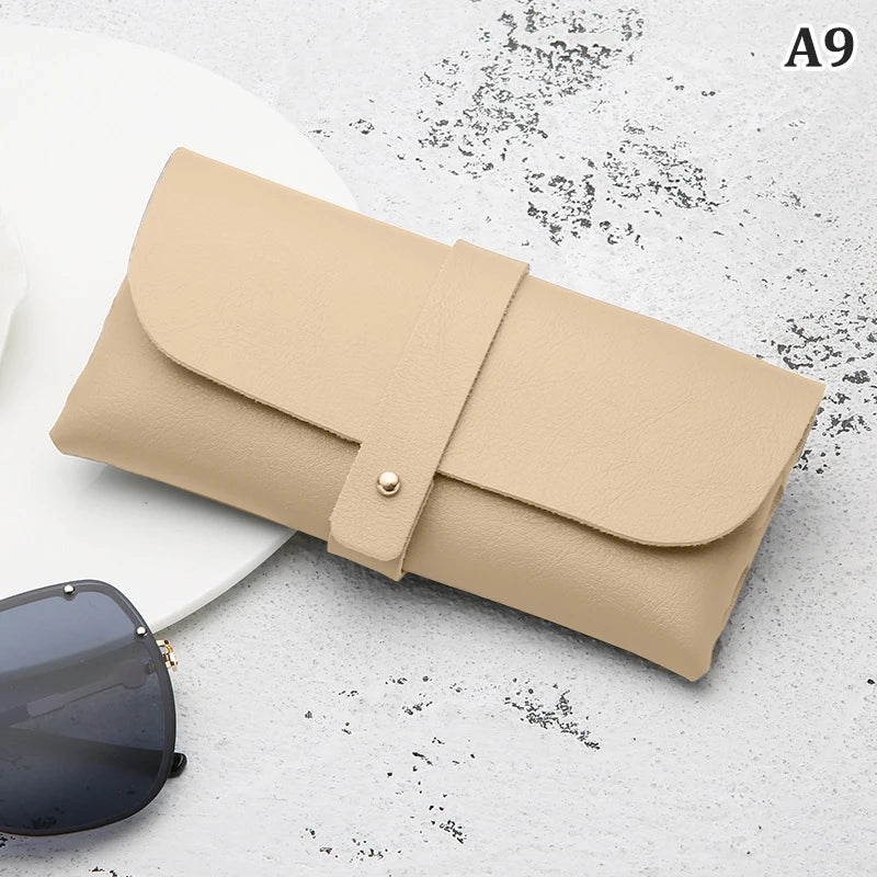 Soft PVC Leather Glasses Case – Sunglasses Storage Box Eyeglasses Case Qst A9