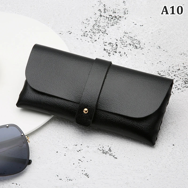 Soft PVC Leather Glasses Case – Sunglasses Storage Box Eyeglasses Case Qst A10