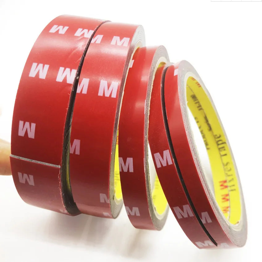 Double-Sided Acrylic Foam Tape for Car & Home – 3M, 7 Widths Automotive Adhesive Tape Qme