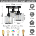 Modern Luxury Crystal Ceiling Chandelier – LED Home Light Crystal Chandelier Qme 3light