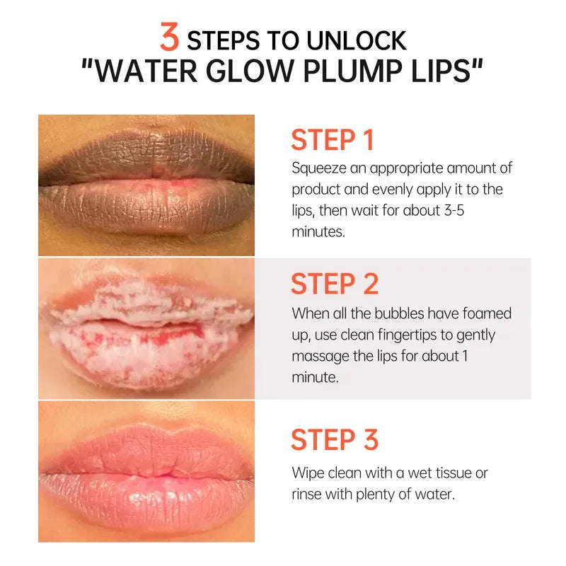 JoyPretty Bubble Lip Mask – Exfoliating & Moisturizing Lip Balm Lip Mask Treatment Qst
