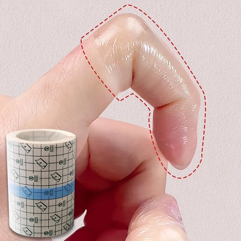 Transparent Self-Adhesive PU Tape Bandage – Finger Protector Self-Adhesive Bandage Tape Qme 1 roll
