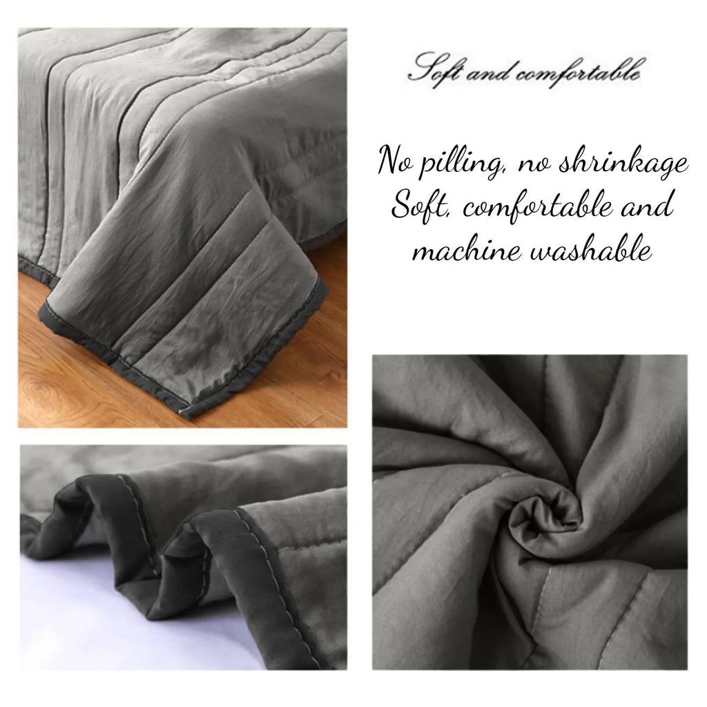 Summer Cooling Blanket – Ice Fiber Thin Breathable Throw Cooling Throw Blanket Qme