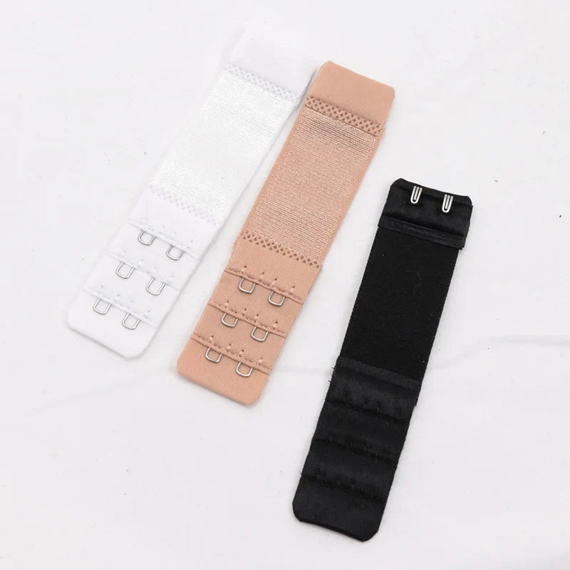 2-Hook Bra Strap Extenders – Adjustable Buckle, 4 Colors Bra Strap Extender Qme