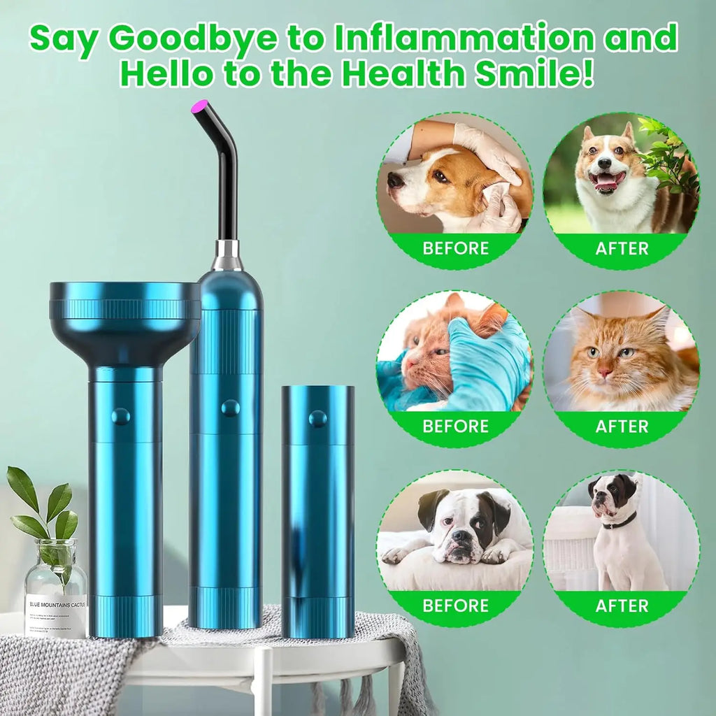 Pet Laser Light Therapy Device – UV, Red & Infrared for Dogs Pet Laser Therapy Device Qst