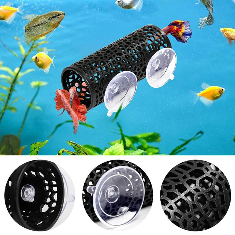 Shrimp Hiding Tube & Betta Rest Tunnel – Fish Tank Decoration Aquarium Decoration Qst