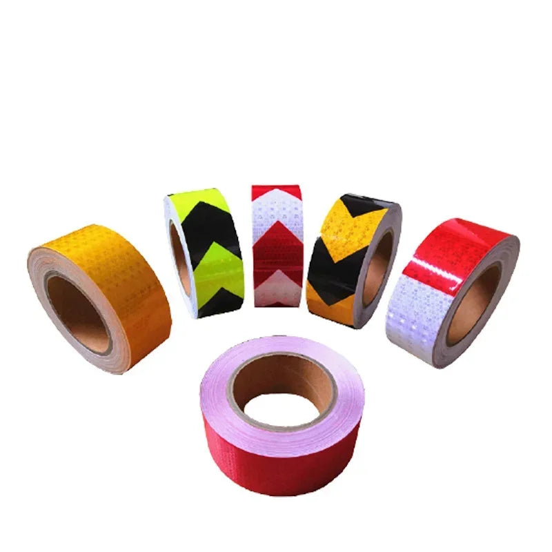 Self Adhesive Reflective Warning Tape Stickers – Cars & Motorcycles Reflective Safety Tape Qme