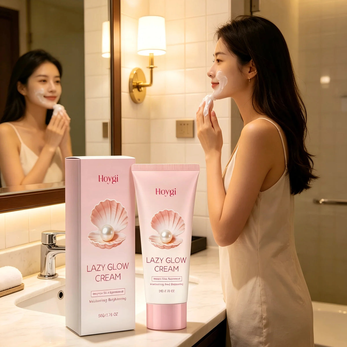 Hoygi Lazy Tone-Up Cream – Brightening BB Cream All Skin BB & CC Cream Qst