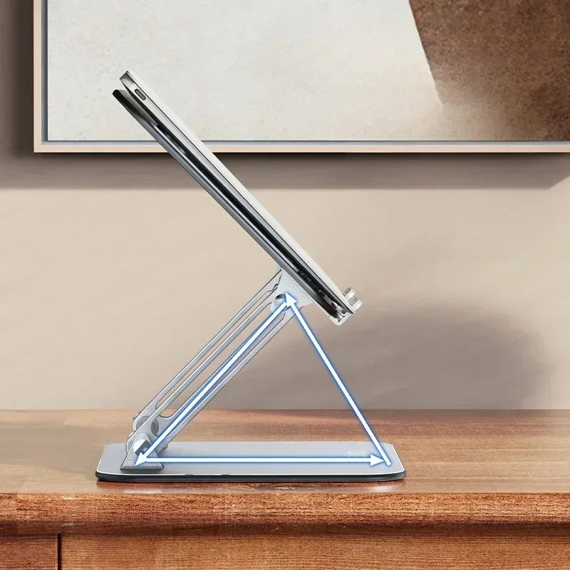 Aluminum Laptop Stand with Phone & Tablet Holder Laptop & Device Stand Qme