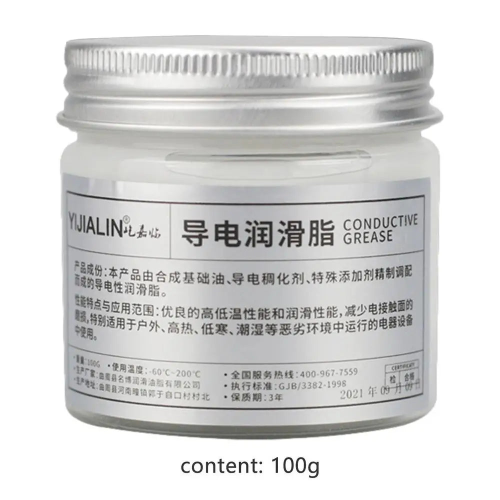 Electric Conductive Grease Gel – Low Resistance Lubrication Conductive Grease Qme 100g