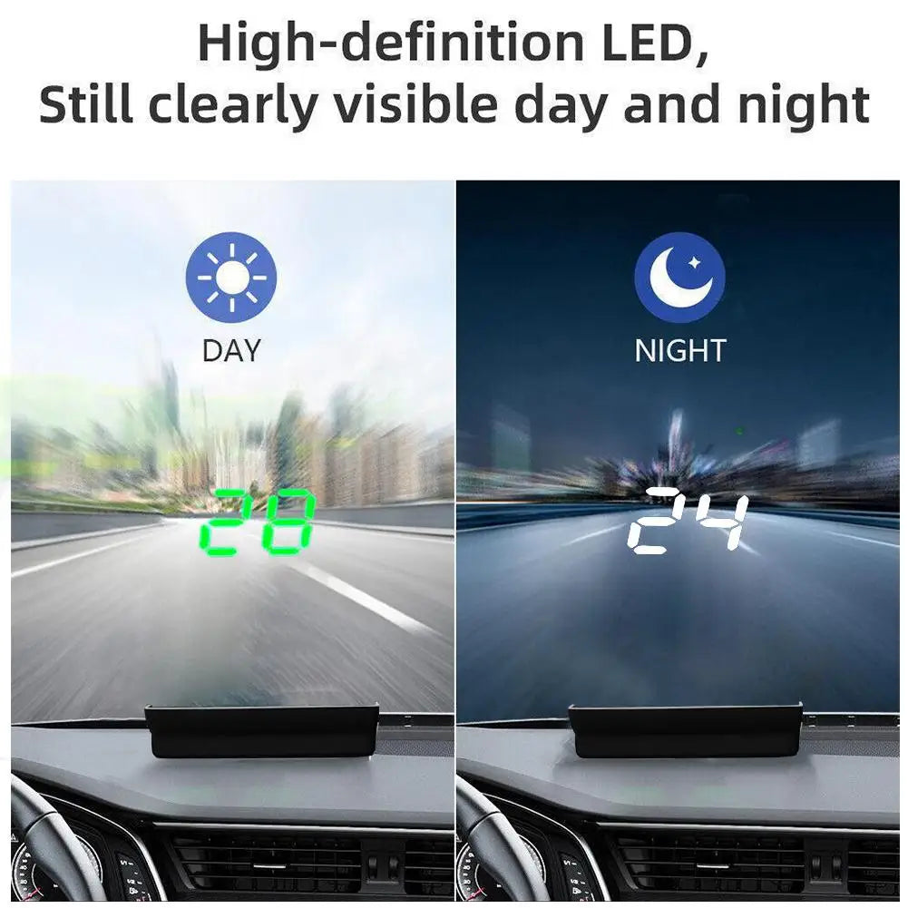 V9 GPS Head-Up Display | HD Digital Speedometer HUD for Cars GPS HUD Speedometer Qme