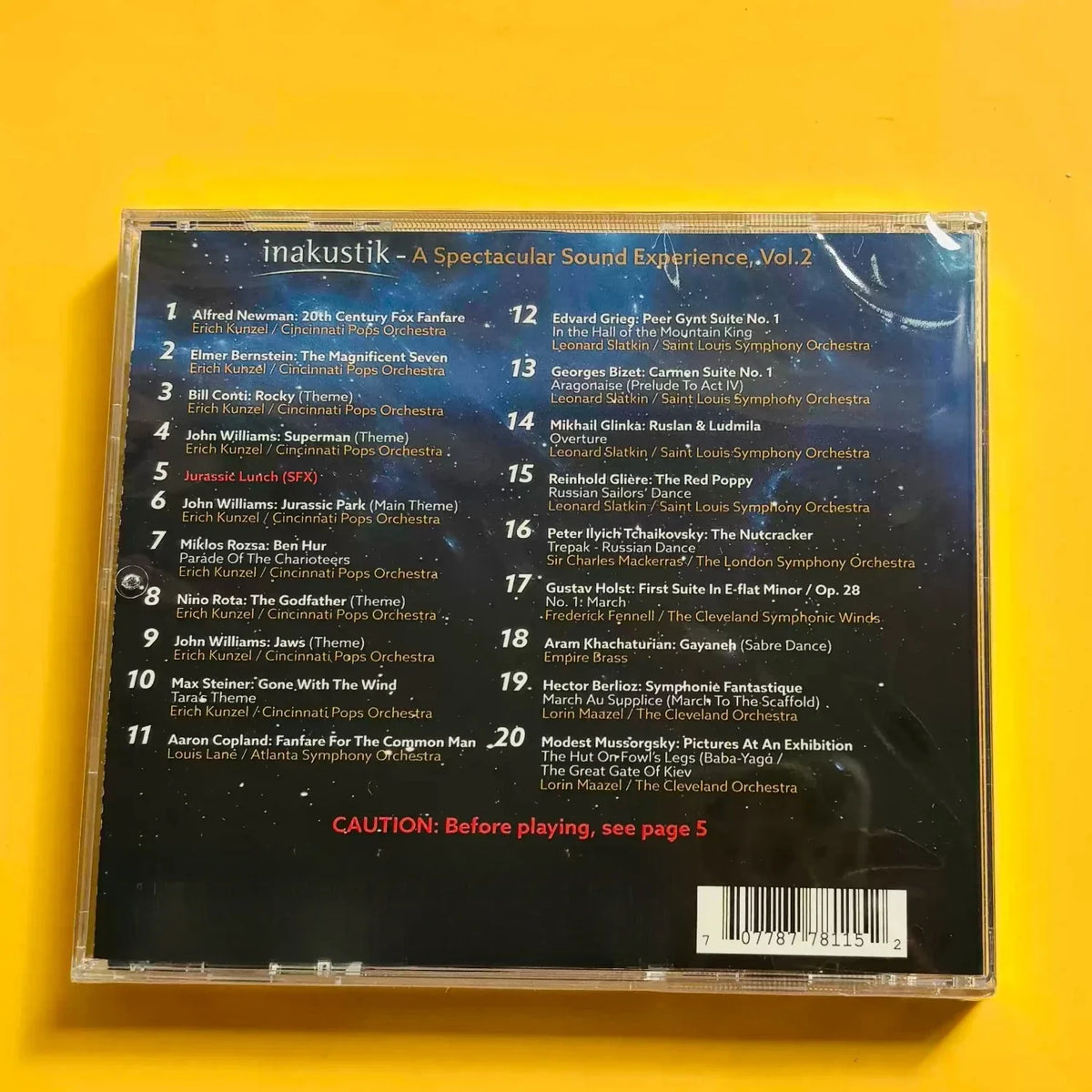 Spectacular Sound Experience Gold CD & UHQ-CD Audiophile Editions Audiophile CD Qme