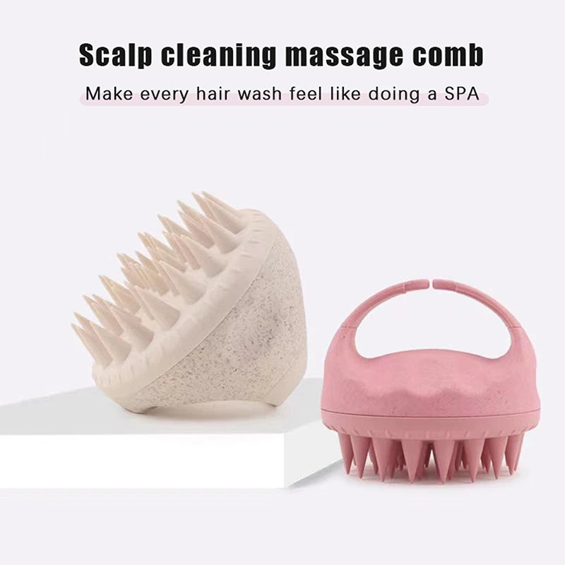 Silicone Scalp Massager Shampoo Brush – Hair Washing Comb Scalp Massager Brush Qst