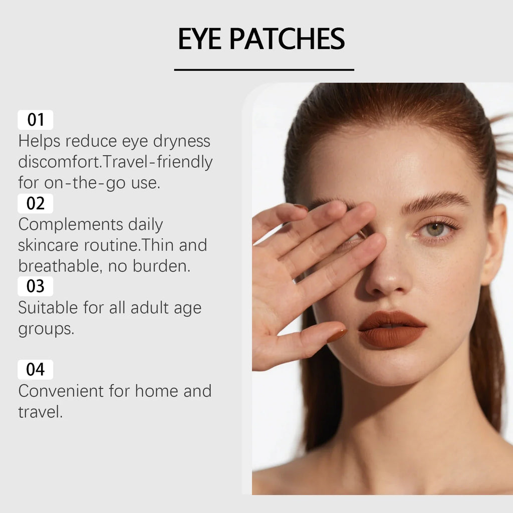 Cooling Hydrating Under-Eye Gel Patches | Deep Moisture Mask Under-Eye Gel Patches Qme