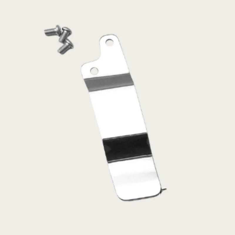 Swayboo DIY Folding Knife Pocket Clip – 420 Stainless Steel Knife Making Accessory Qst WHITE