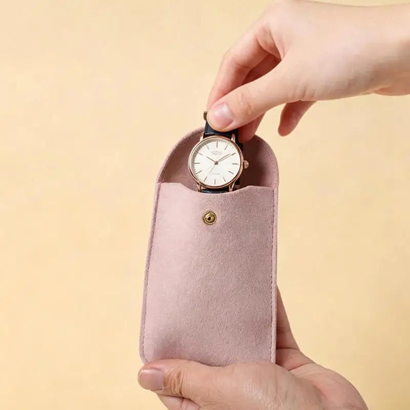 Velvet Watch Storage Pouch – Anti-Scratch Travel Bag Watch Storage Pouch Qst
