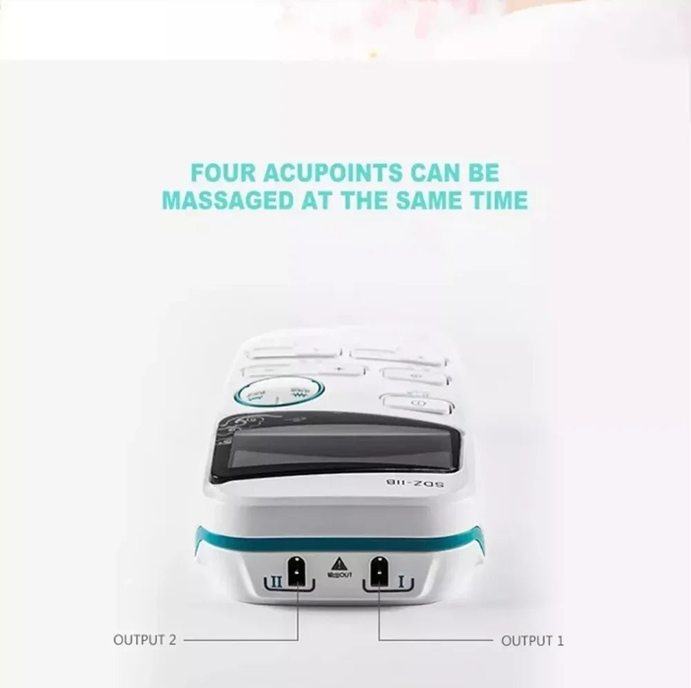 VamsLuna EMS Pulse Massager – 2-Channel Low-Frequency Stimulator EMS Pulse Massager Qst