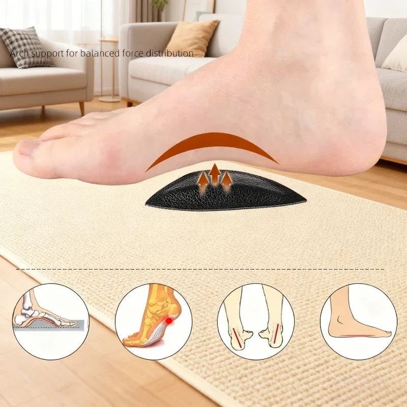 PU Arch Support Insoles – Soft, Anti-Friction & Shock-Absorbing Arch Support Insoles Qme