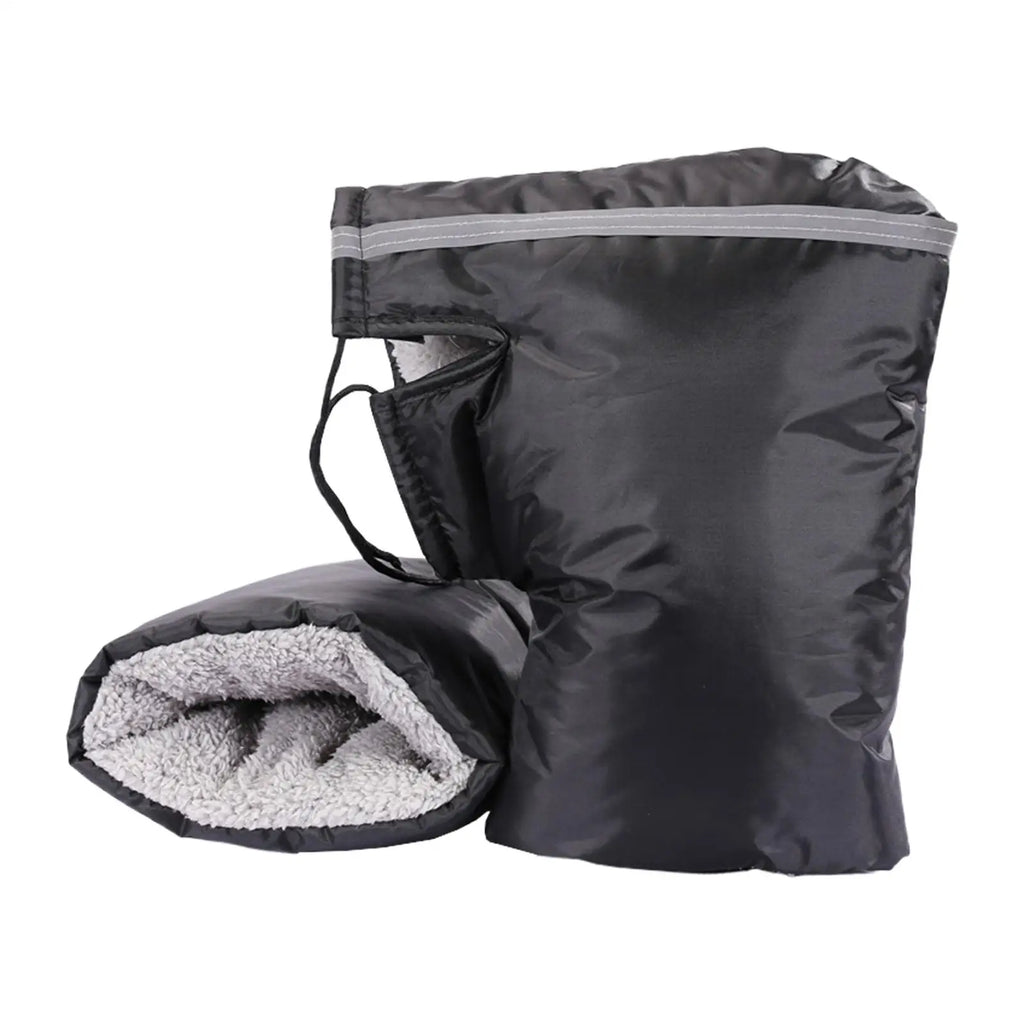 Waterproof Winter Bicycle Handlebar Mittens | Universal Fit Handlebar Mittens Qme