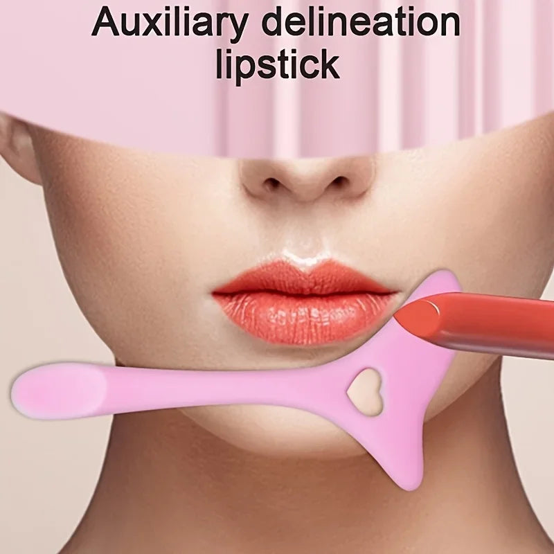 Heart-Shaped Eyeliner & Lipstick Makeup Guide Tool | Qme Makeup Applicator Tool Qme