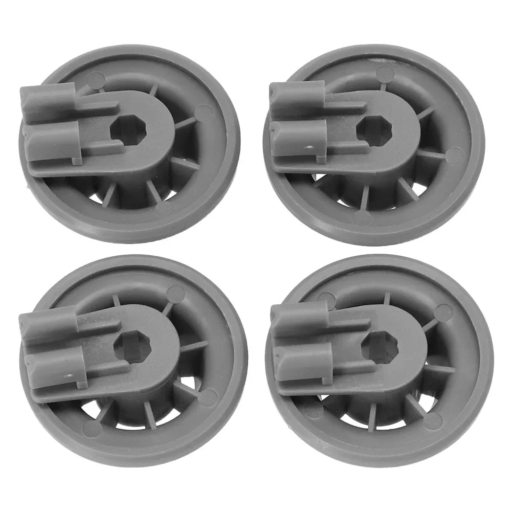 Dishwasher Lower Basket Wheels Bosch Siemens 611475 (4-Pack) Dishwasher Spare Part Qme
