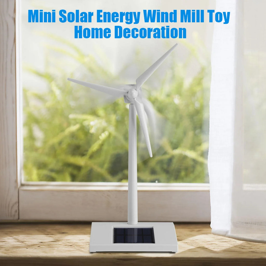 Mini Solar Windmill Toy – Kids Science Education & Decor Solar Education Toy Qme