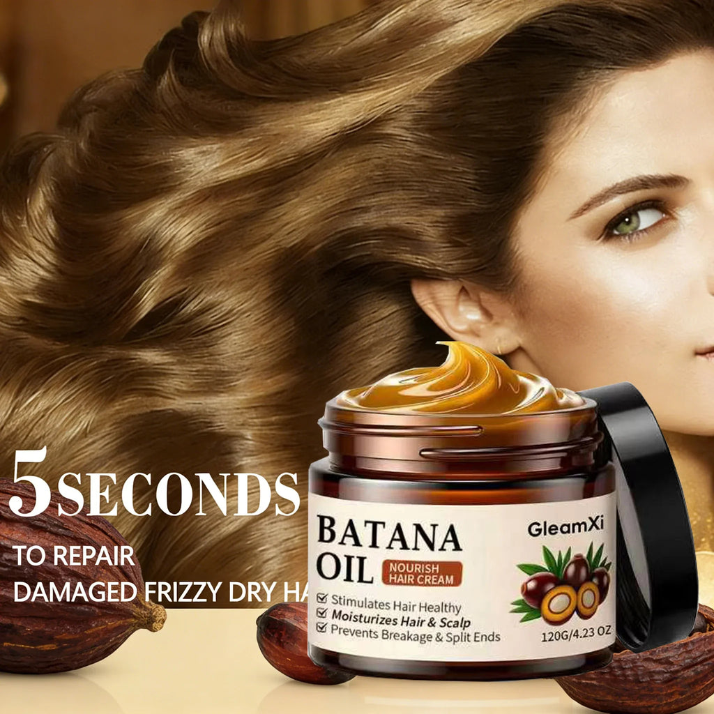Organic Batana Oil Hair Mask – Natural Nourishing Growth Treatment Organic Hair Mask Qme