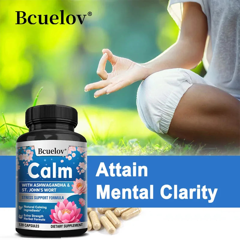 Ashwagandha & Rhodiola Capsules – Energy, Mood & Focus Herbal Supplement Qst