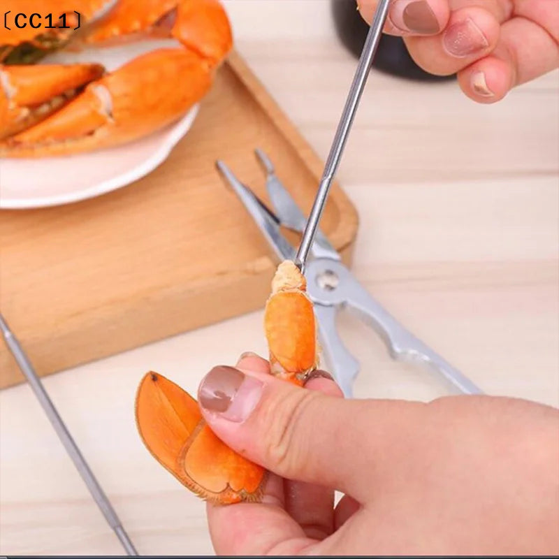 Stainless Steel Seafood Cracker Set – Crab & Lobster Tools Seafood Tool Set Qme