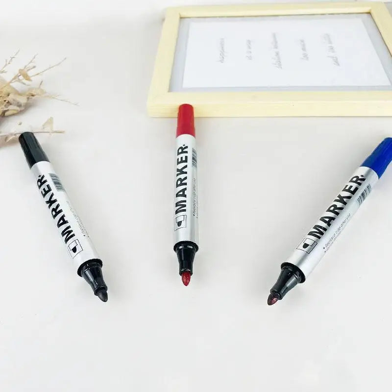 Black Permanent Paint Marker Pen – Fine Nib, Waterproof Permanent Paint Marker Qme