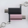 USB-C to Micro USB Adapter | Charge & Data Sync Connector USB Adapter Qme black 10pcs (No worries)