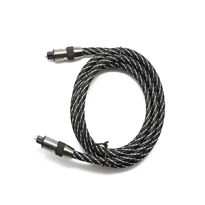Digital Optical Fiber Audio Cable – Toslink SPDIF, 5 Lengths Optical Audio Cable Qme