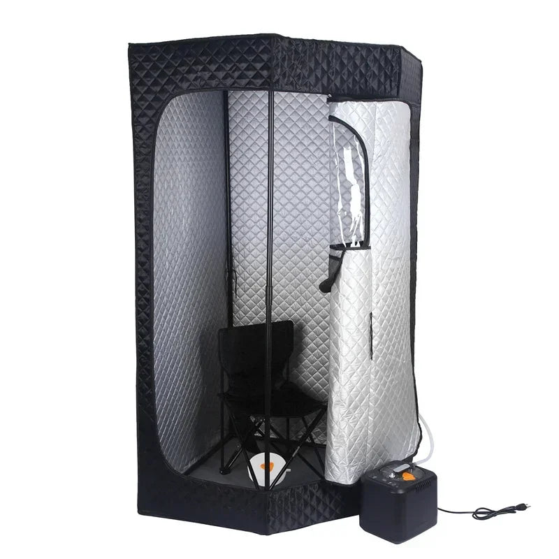 Portable Home Sauna Tent 180cm – Wet Steam Spa & 3L Pot Portable Sauna Tent Qst