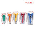 4-Piece Bias Tape Maker Set – Cloth Binding & Quilting Tool Bias Tape Maker Set Qme 5pcs