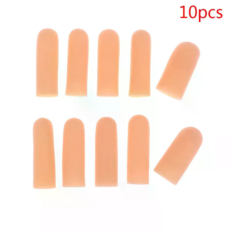 Silicone Gel Finger Protector Sleeves – Heat & Cut Guard Finger Protector Sleeves Qme