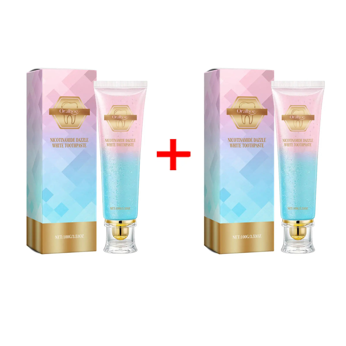 Oralhoe Niacinamide Whitening Toothpaste – Stain & Plaque Whitening Toothpaste Qst 200g boxed