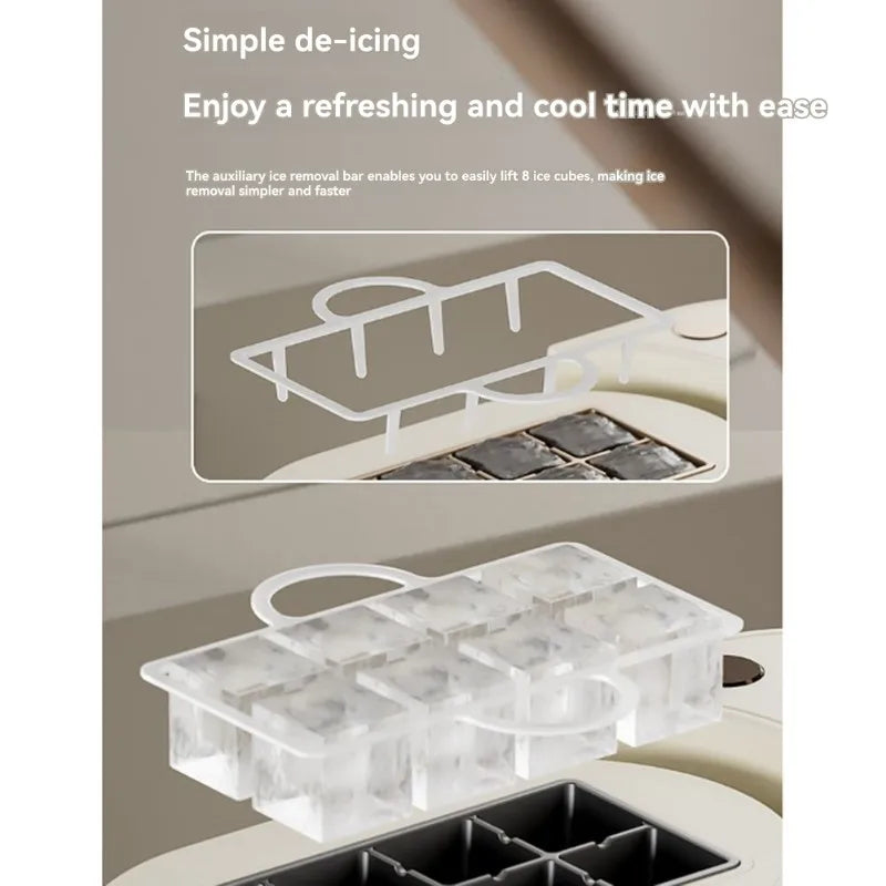 MiLESEEY B15C Portable Ice Cube Maker – Home, Car & Camping Portable Ice Maker Qst