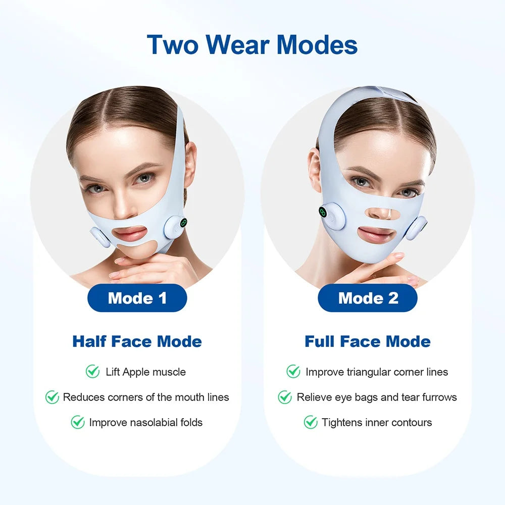 V Line Face Lifting Strap & Chin Slimming Massager Mask Face Lifting Mask Qst
