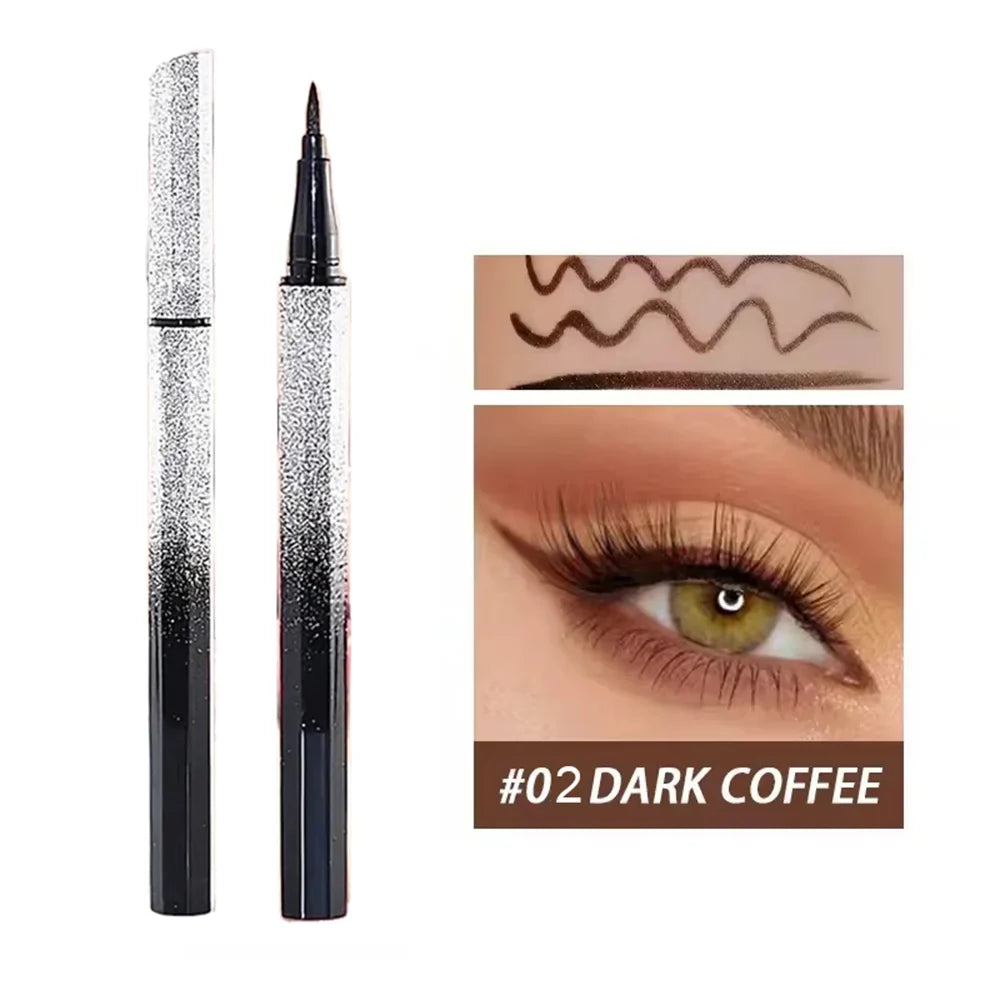 Starry Waterproof Eyeliner Pen – Matte, Smudge-Proof | Qme Eyeliner Pen Qme 02