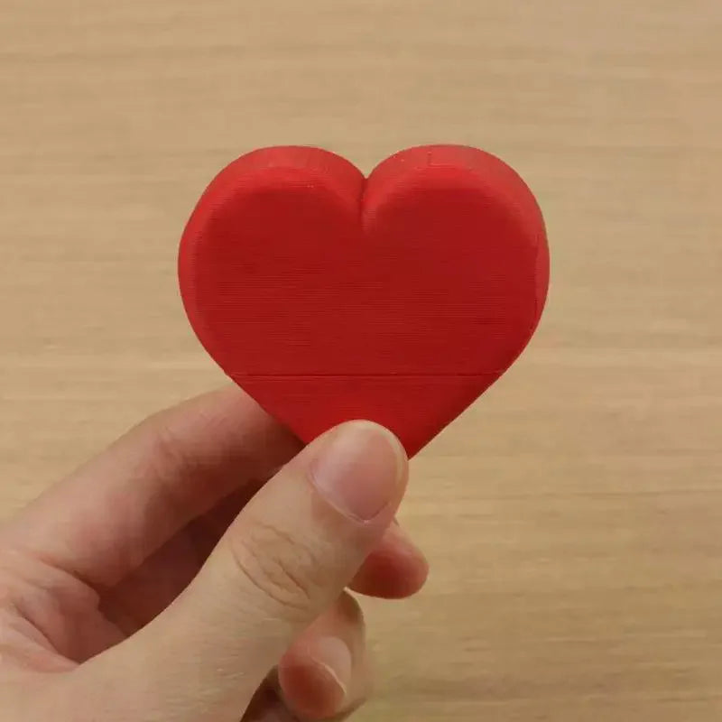 3D Printed Heart Shaped Surprise Prank Box | Novelty Gift Novelty Prank Box Qme