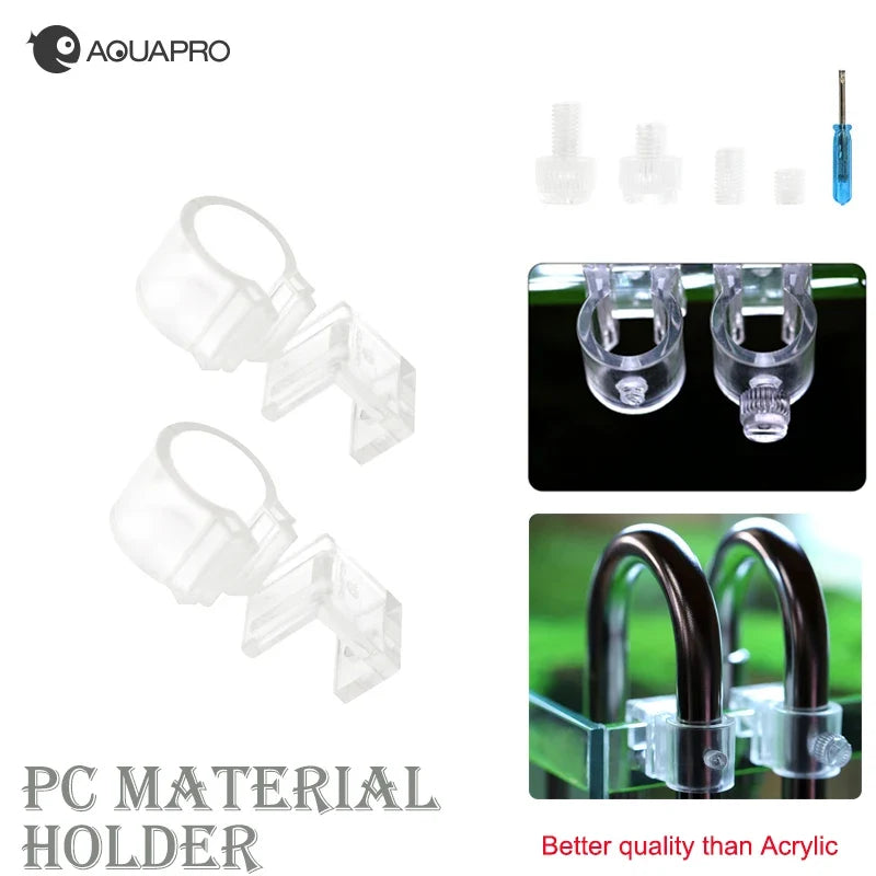Aquarium Hose Holder Pipe Clamp Filter Inlet Outlet 2pcs Aquarium Hose Clamp Qme