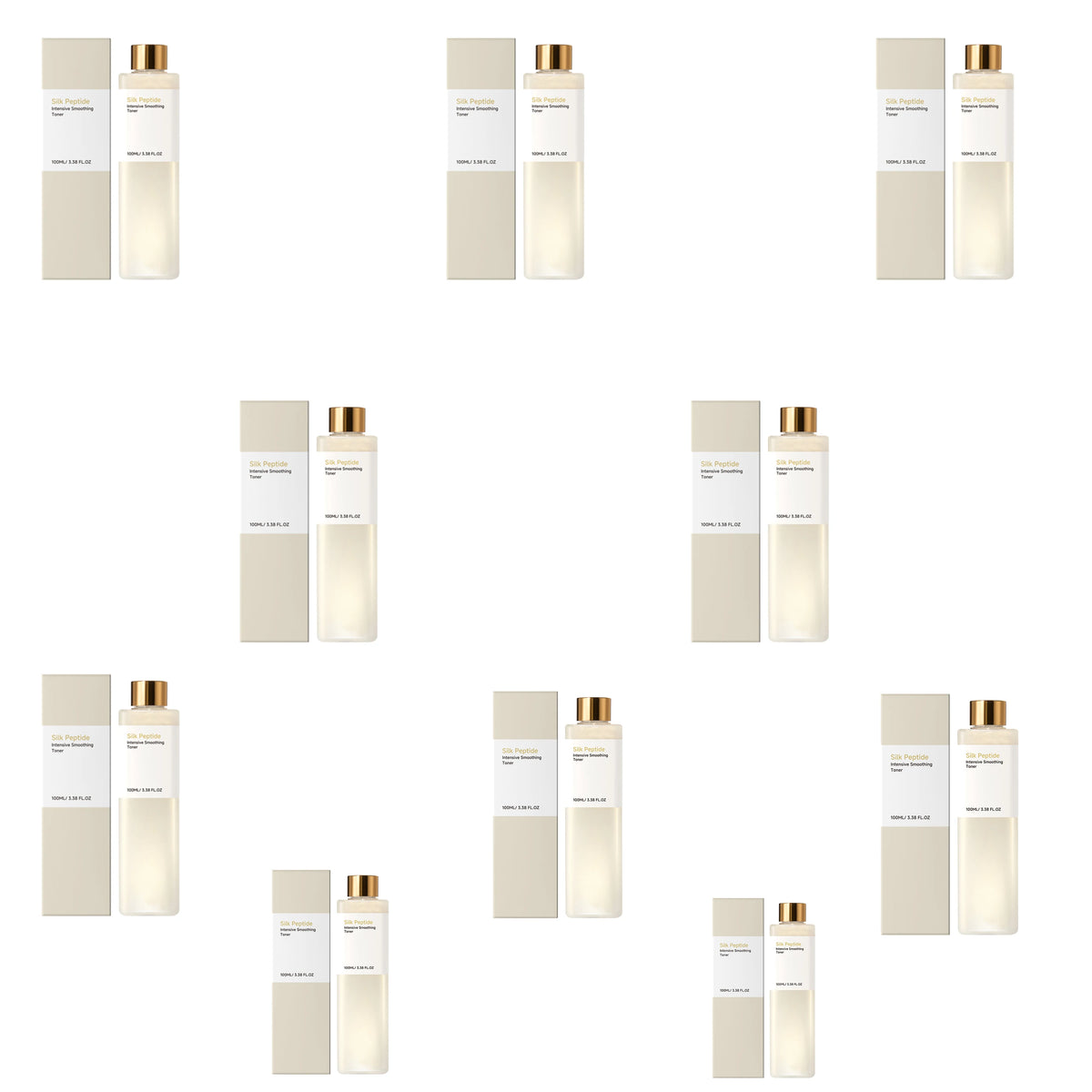 Silk Peptide Smoothing Toner – Hydrating Daily Facial Care Facial Toner Qst 10pcs
