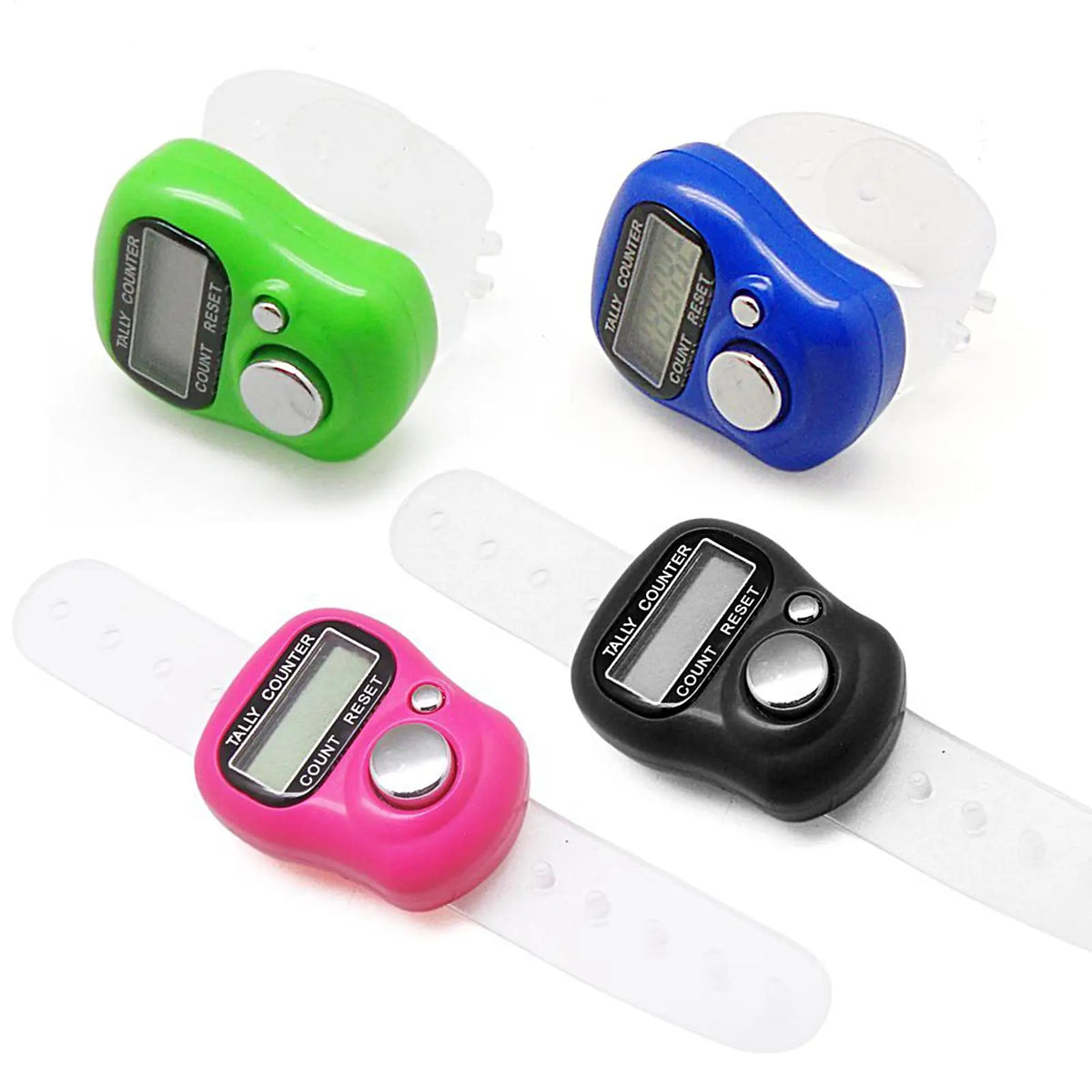 Electronic Finger Tally Counter LCD Digital Resettable Digital Tally Counter Qme