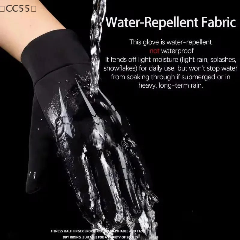 Winter Windproof Cycling Gloves – Touch Screen & Water-Repellent Winter Cycling Gloves Qst
