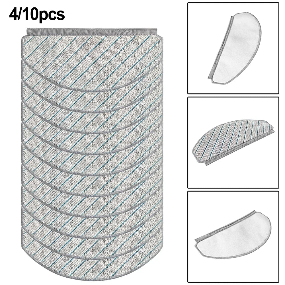 ECOVACS DEEBOT N20 Replacement Mop Cloths 4-Pack Robot Vacuum Accessory Qme