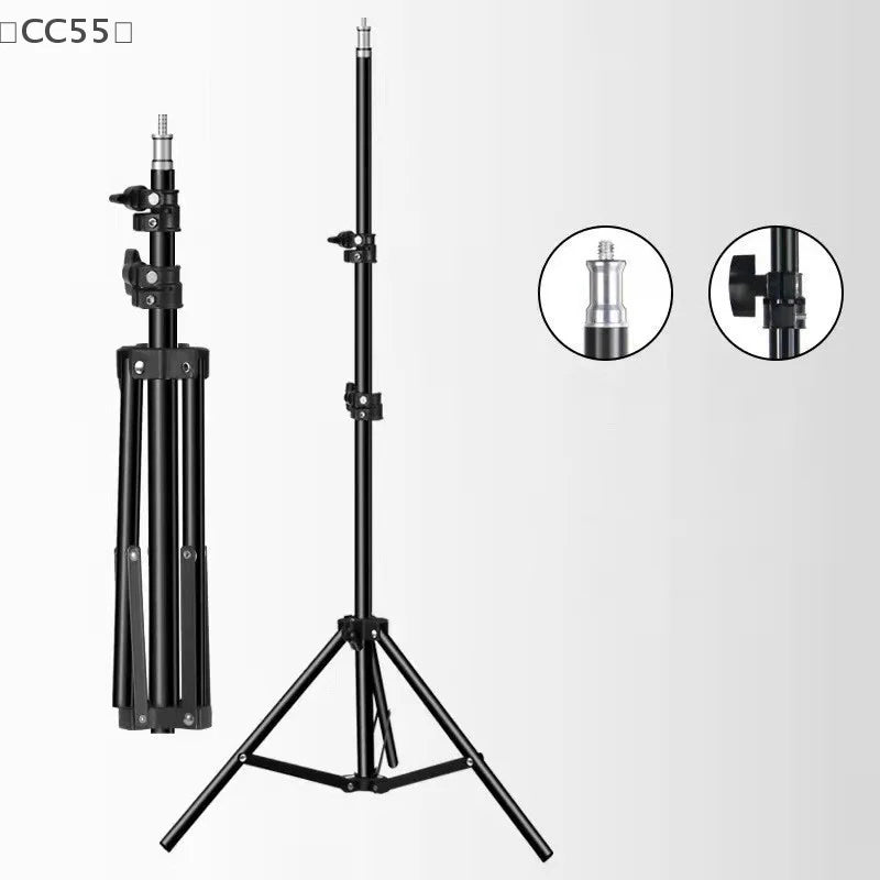 Heavy Duty Aluminum Light Stand Tripod 1.6M/2.1M Photo Studio Light Stand Tripod Qst