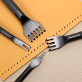 Leather Craft Stitching Punch Tool Set – 1/2/4/6 Claw DIY Kit Leather Stitching Punch Set Qme 4mm
