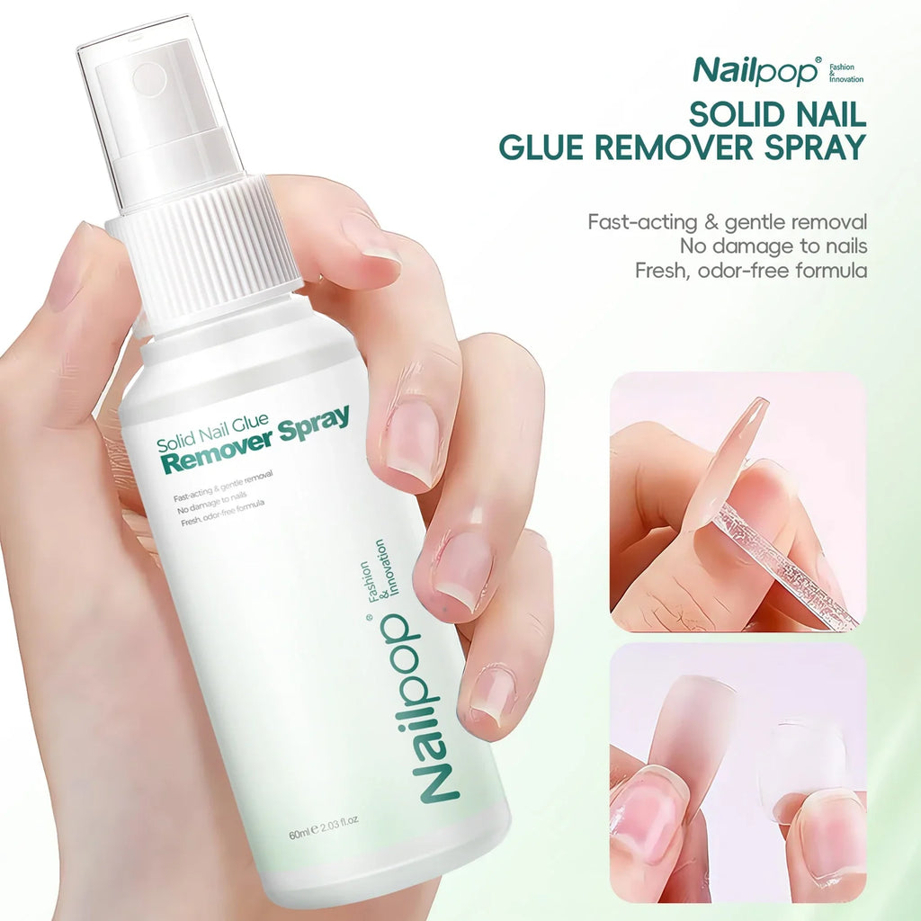 Nailpop Nail Remover Spray – Press-On & UV Gel Soak-Off Nail Remover Spray Qme